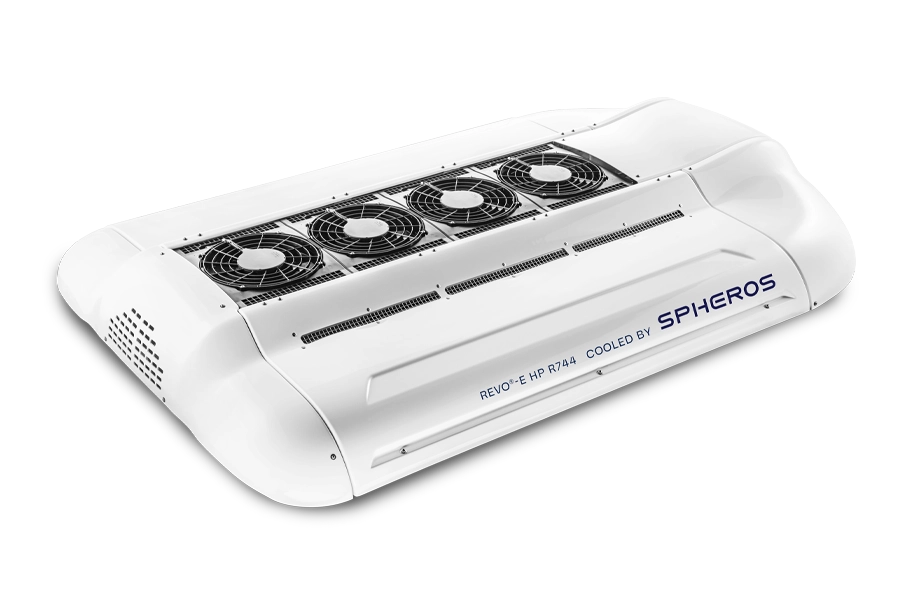Spheros REVO-E HP R744 klimatizace s chladivem CO2 pro elektrické autobusy